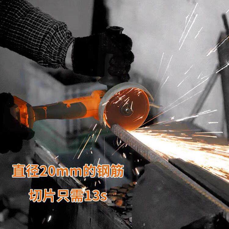 江苏锂电无刷角磨机4.0-5.2裸机手持670式抛工打磨砂手轮程光用