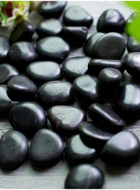 黄色高光雨花BAL石铺厂家园林景抛观鹅卵石水洗原石景盆造栽路小