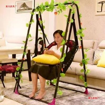 摇篮吊蓝椅荡秋千椅吊篮婴儿摇摇床室内成秋千阳台懒VDZ人吊人椅