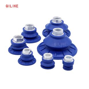 施迈茨SAB12波纹橡吸盘机械5手配件蓝双层胶吸盘无品牌/色工业吸