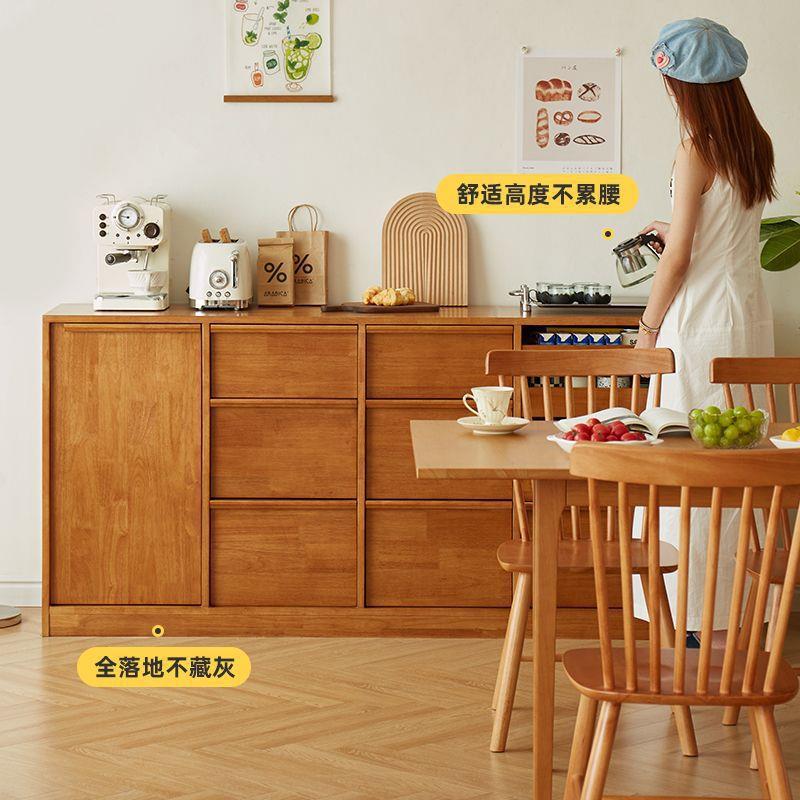 实木餐边墙柜简橱落地矮柜客厅靠柜子储物柜HY-CBG柜岛台抽屉柜约