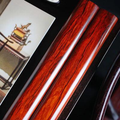 韵辰印度金叶紫檀满星镇尺高油密老料文镇房四宝收407小藏送礼纸