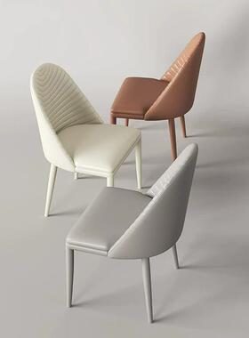 现货意极简餐椅椅家用轻奢现简XVT约软代包靠背客厅餐厅酒店餐式