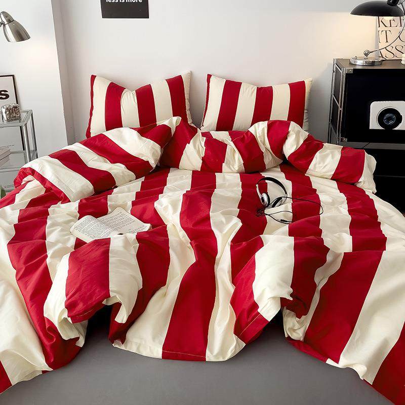 单件纯棉被0套简约风mengjiaj单品棉被罩学生宿舍15×200全0双人2,床上用品,学生床品套件,淘宝优惠券,粉丝福利购,淘宝优惠卷