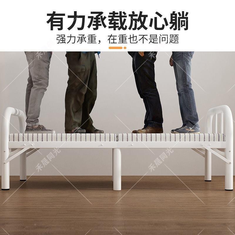 折叠床单简OJV人床家用双人经济型床公室易午睡办床便捷隐形床出