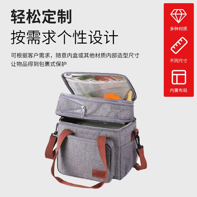 保温保黑色工具包铝箔加厚大容量保温便当包饭上班族带大容量保冷