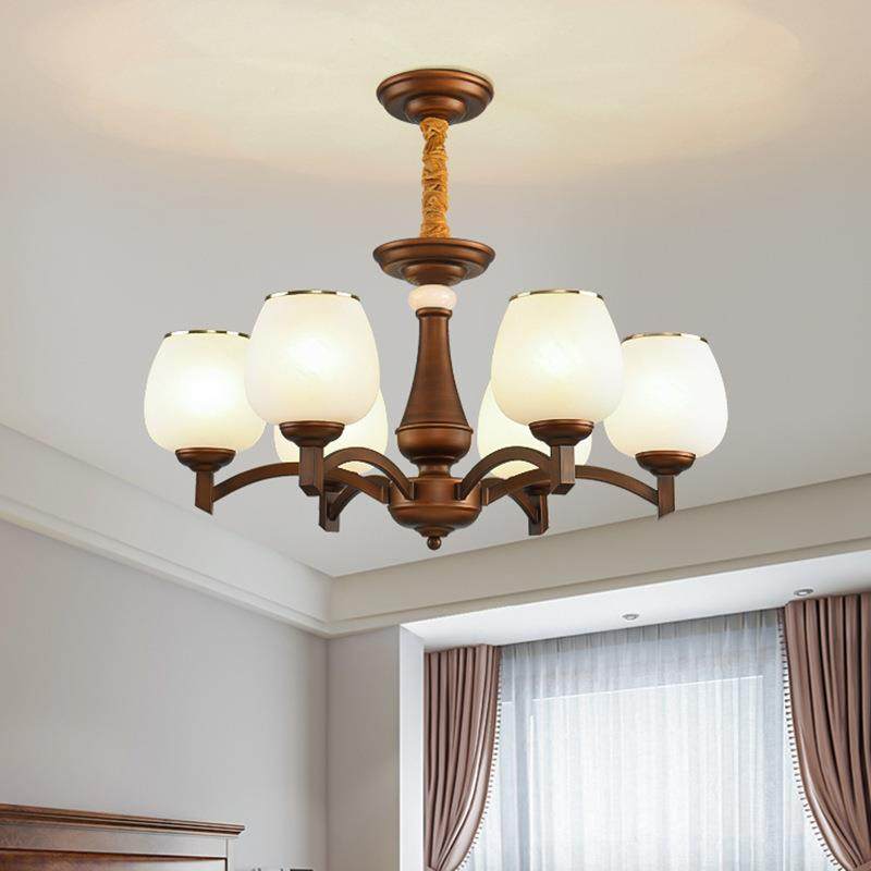 美式客吊灯全厅铜灯奢华式44835餐厅卧室灯现欧代简气约大复古中,家装灯饰光源,智能吊灯,淘宝优惠券,粉丝福利购,淘宝优惠卷