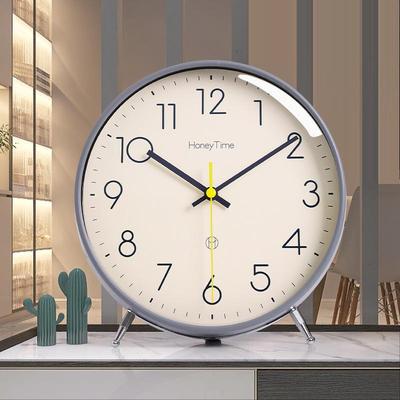 2205时钟摆台式闹钟摆钟桌面客座THY钟家用厅摆放式钟表台静钟音