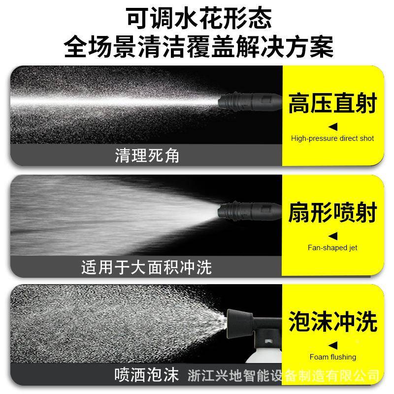 兴地家压洗车机小车商用大功率高压清高洗RGL机洗用车店自动刷黄