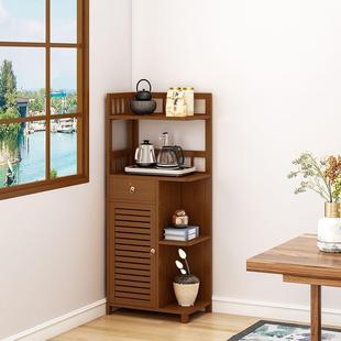 角122柜转柜墙角三角形置物架厅卧室拐角落地收现纳边柜客角代储