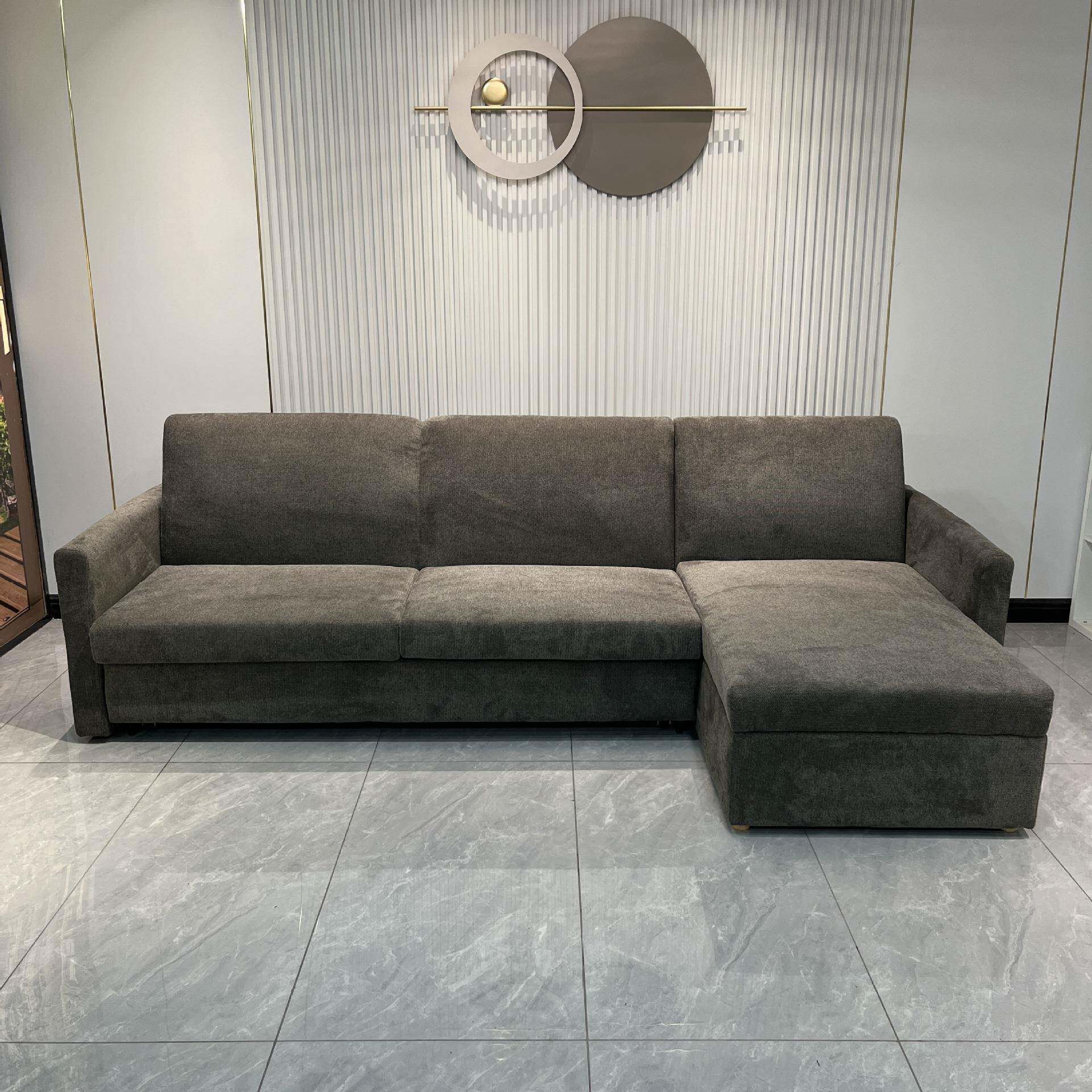 高BBF端沙发床折叠厅两用多功能小户型双可人转自带床垫翻客沙发