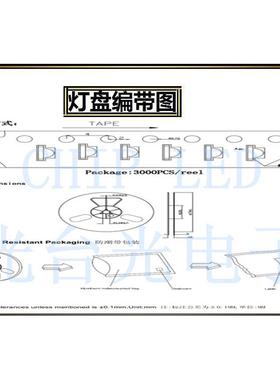侧发led珠贴片1206灯珠侧面红翠绿蓝七彩全彩灯RGB珠三色ACMl灯e