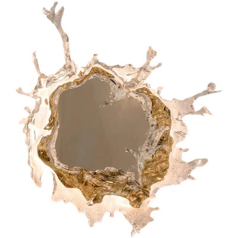 现代艺镜酒瑞水之镜客厅玄关装饰壁灯870创意水术花梳妆店别墅氛