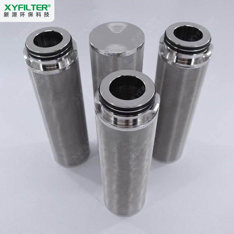 2寸不锈材钢烧结网滤芯120目226接口英三角尖304质PLI0外径60mm