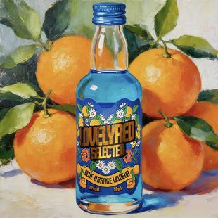 源头代工厂供应链蓝橙利口酒20%vol便利店调酒DIY洋酒 活动价