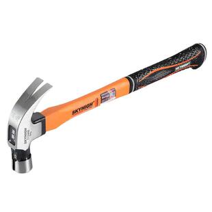 羊角子钢纤维直角木工锤方头铁CEI柄锤锤榔头特钉锤带磁奥新工具