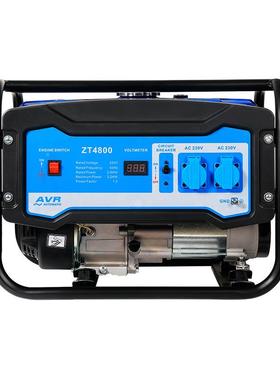 户外携汽zt48003相油发电机家便用小型静音单大功率汽油发电z机组