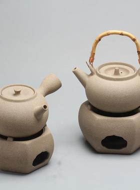 茶白泥酒精煮茶炉蜡31281陶烛茶炉温户外烧水煮茶壶陶炉玻璃瓷壶