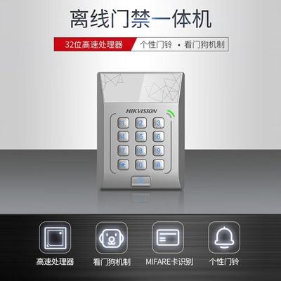 BMD海康门禁办一体门机楼宇系统禁公室刷卡密码单门玻璃门防盗门