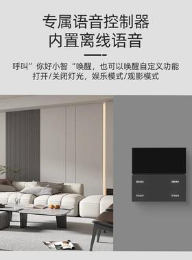 捷多功能2.4光开G离线语音开RIL关情景灯红外控制面控板多场景连