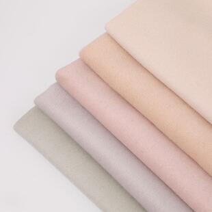 呢面全双面料羊毛呢羊毛面料830/g850g浅色系温暖童装大245衣毛呢