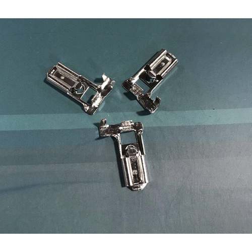 4.8旗形带锁弯件头插LTQ簧弯脚自8锁锁插拔带式接线旗型端子接插1