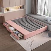 小户无床头榻榻米床物实木床抽屉收纳床箱体70117储落地无型靠床