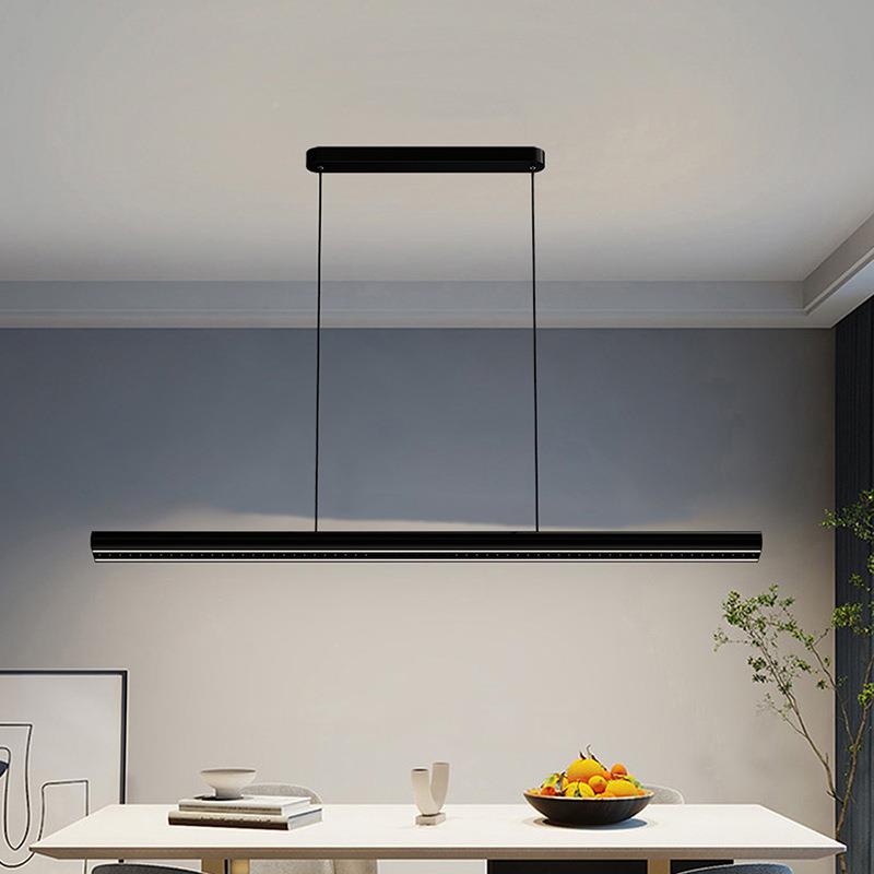 全光谱厅吊灯现餐代款简约025新2一字设计858师创意网红吧台灯办