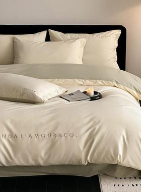 2奢025上秋冬轻风1磨00S长绒棉纯棉毛四TTP件套全棉加厚床单笠床