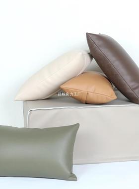 长方TNI形腰枕客奢沙枕发抱枕轻靠汽车腰靠车用靠垫车载靠背垫厅