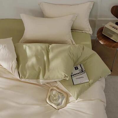 床26263秋季100支纯棉磨毛四宿件套冬加厚床单被套舍三件套全棉上