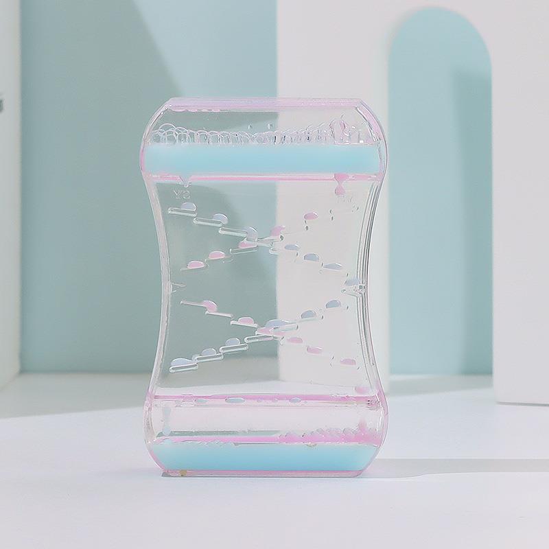 创意油滴水滴液体沙漏抖音同款网红减压多色梦幻油漏装饰品礼物