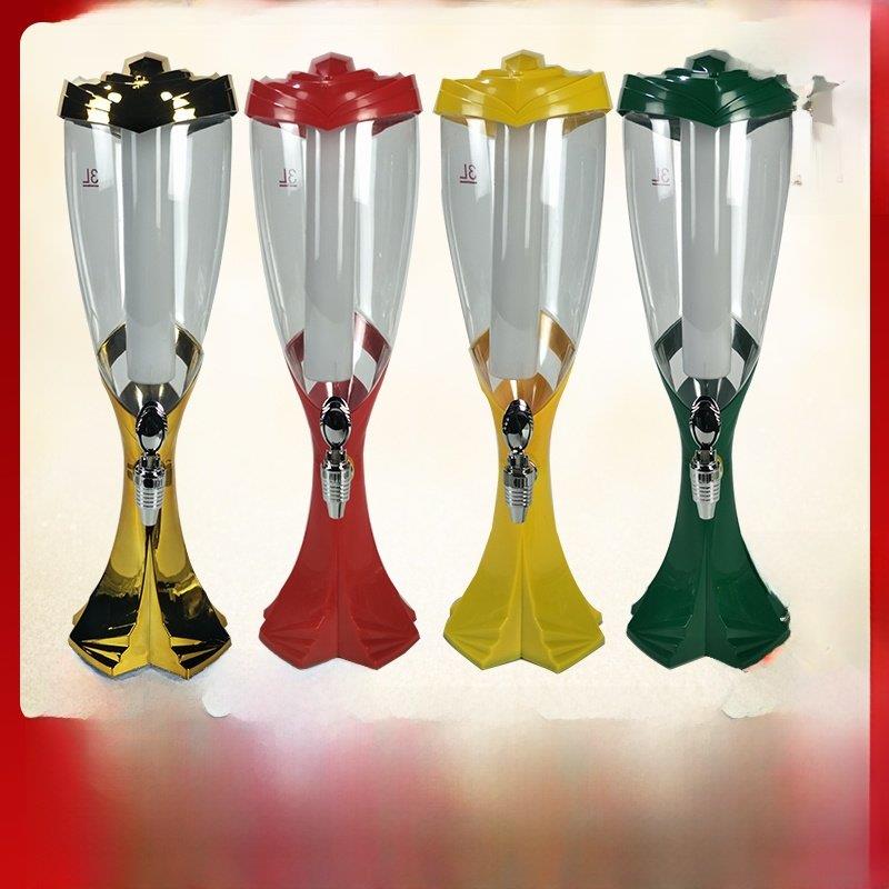扎啤酒炮3升酒吧专用扎啤桶壶酒泡器带龙头1.5 2升扎啤炮啤酒炮桶