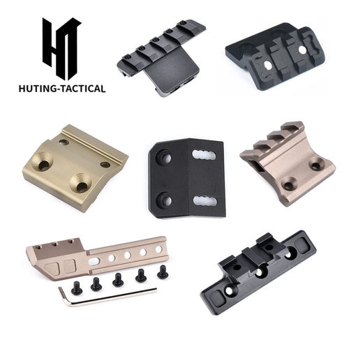 HT战术M300/M600手电金属底座DD侧面延长支架M/K鱼骨手电筒底座