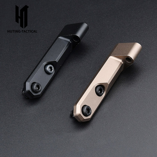 HT战术M340 M640手电筒金属底座MLOK KEYMOD系统侧面支架改装配件