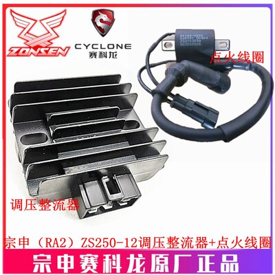 宗申赛科龙RA2原厂冲充电器ZS/SR250-12调压整流器 稳压器 高压包
