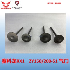 宗申赛科龙RX1 RX1S气门ZY150-51水冷型 ZY200-51原厂气门油封