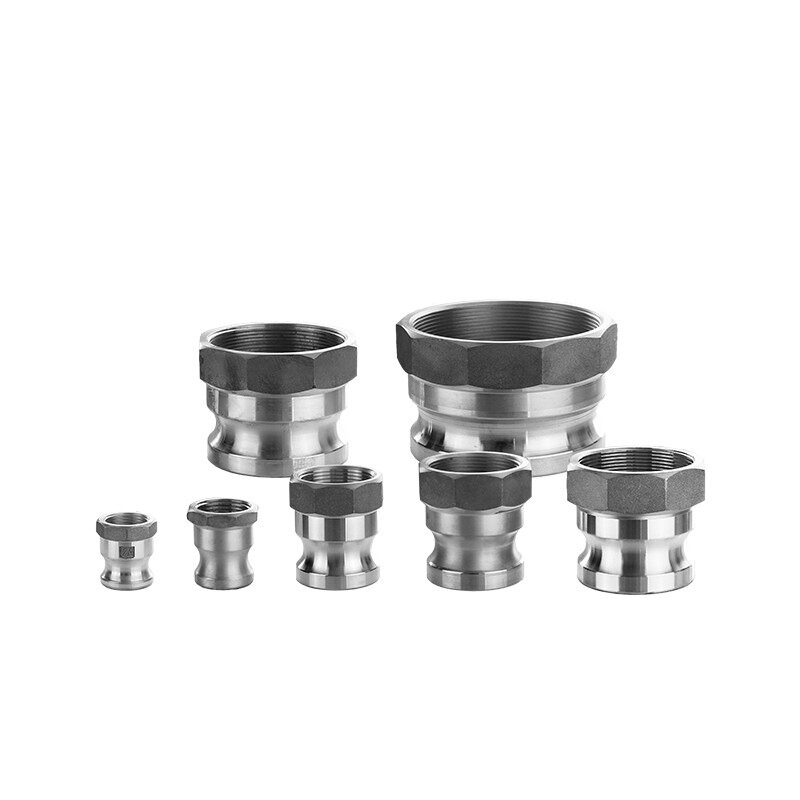 铝合金快速接头A型内丝阳端2寸2.5寸3寸4寸内螺纹公头转换管接头