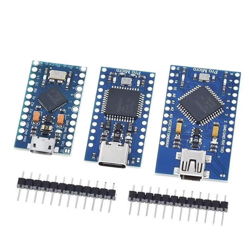 Pro Micro 采用Atmega32U4 自身usb更新程序 5V/16M 单片机开发