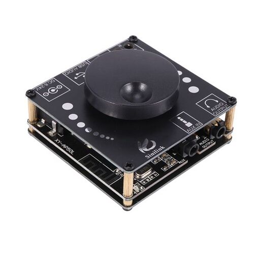 40W50WX2立体声蓝牙数字功放板12V/24V2.0双声道调节开关XY-AP50L