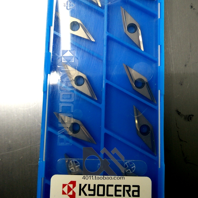 正宗京瓷Kyocera 数控刀片VBGT110304R-Y TN60 KW10 PV720