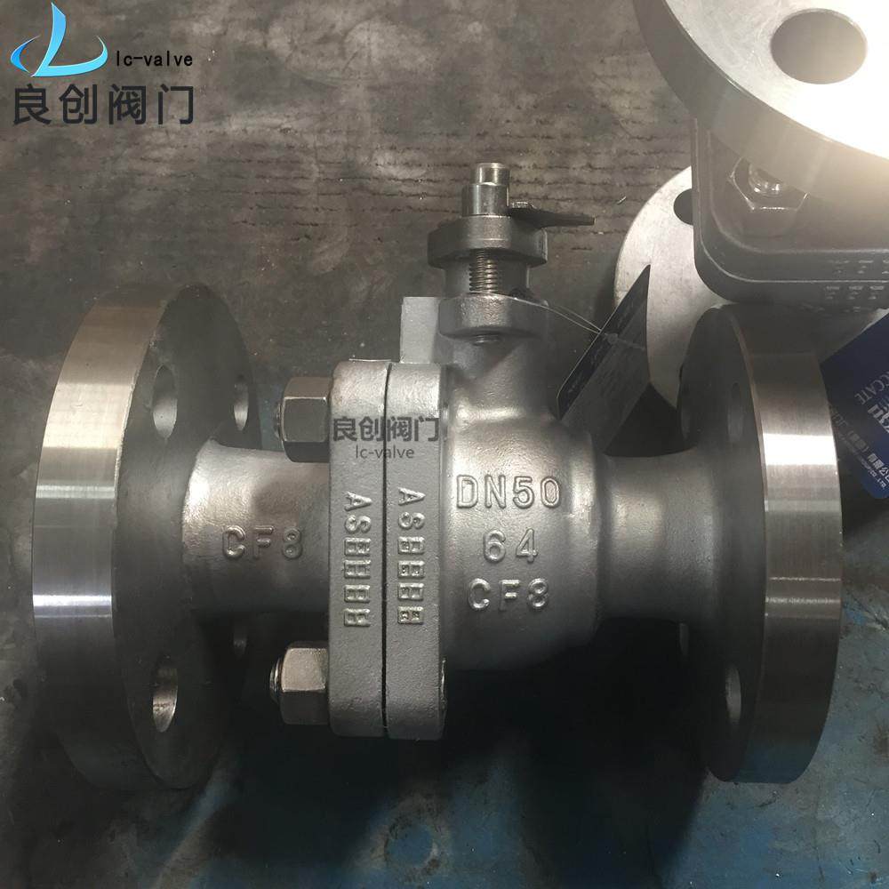 高压球阀304不锈钢法兰球阀Q41F-64P手动球阀