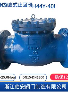 WC6/WC9铬钼钢旋启式止回阀H44Y-40I64100I国标型