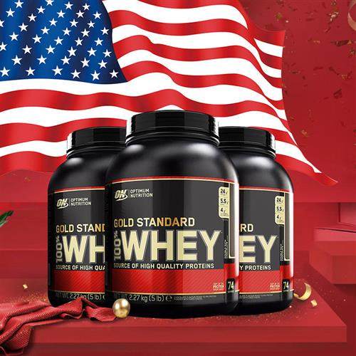 豹哥健身 美国纯进口ON欧普特蒙奥普帝蒙金标乳清蛋白质粉WHEY5磅