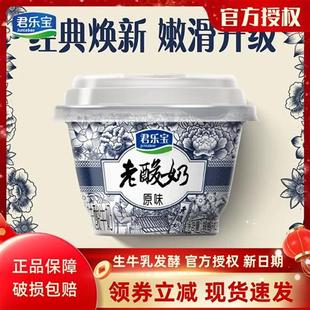 君乐宝酸奶杯装老酸奶风味酸牛奶益生菌网红早餐酸奶整箱盒装牛奶