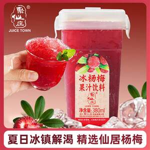 12瓶 聚仙庄冰镇杨梅汁酸梅汤浙江仙居饮料网红鲜榨纯果蔬汁冷冻