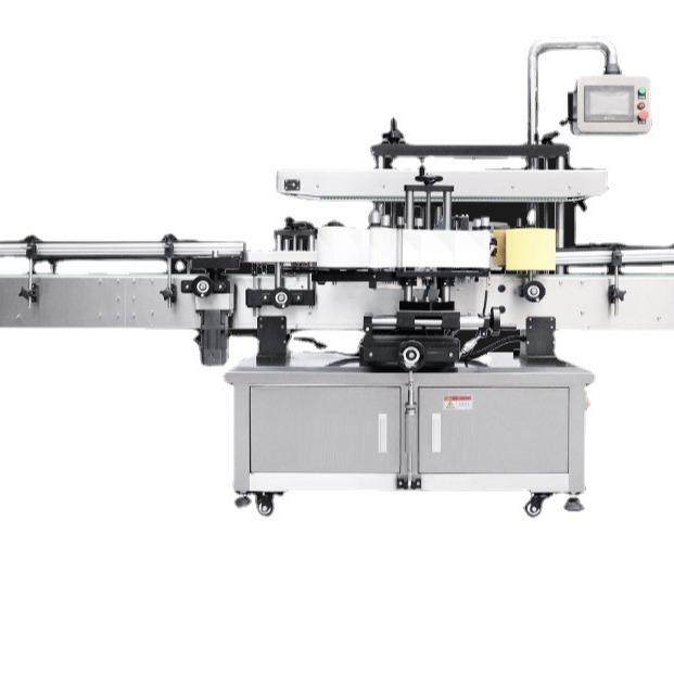 洗洁精洗衣液全自动贴标签机扁瓶方瓶清洗液自动双面贴标机