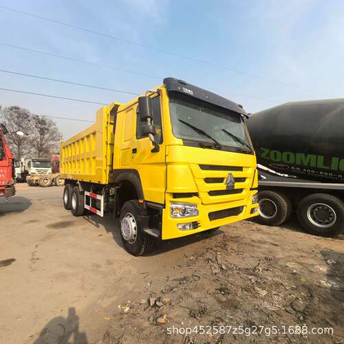 卸49豪沃x4自车 371马6375力马力豪沃自卸运输车后八自卸运输车