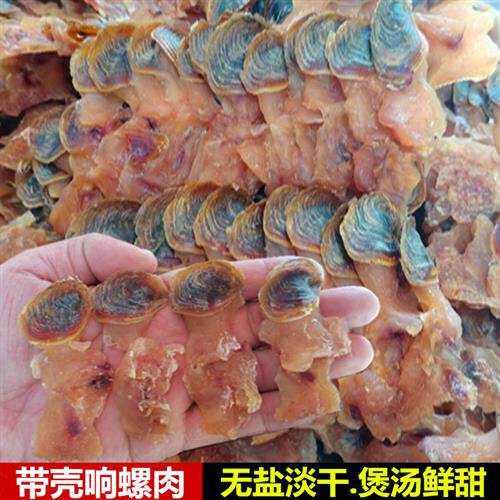 原祇带壳美螺片响螺肉响螺片带壳响螺头海产干 干货煲汤煲粥鲜甜