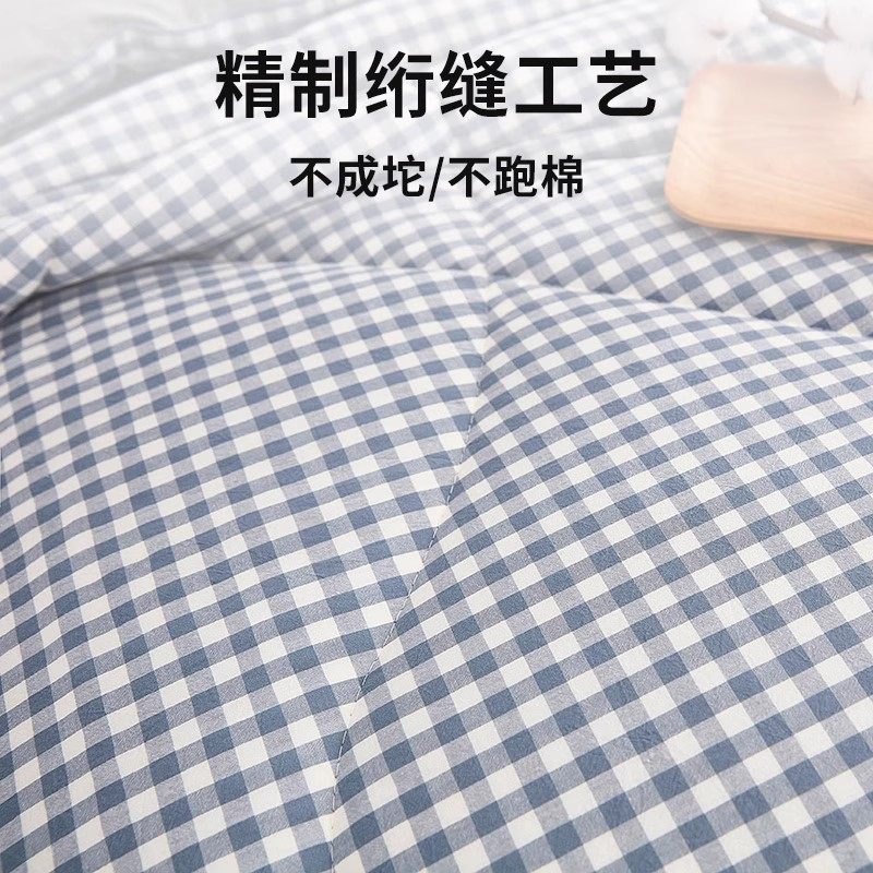 新疆长绒棉被棉花被芯冬被u加厚保暖全棉一级棉絮冬季4/5/6斤